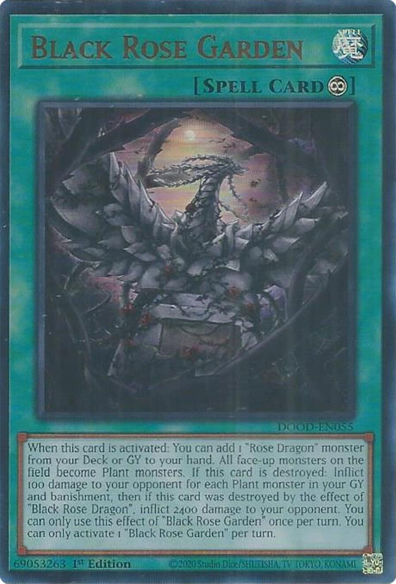 Image for Black Rose Garden (DOOD-EN055) (Doom of Dimensions) - YuGiOh
