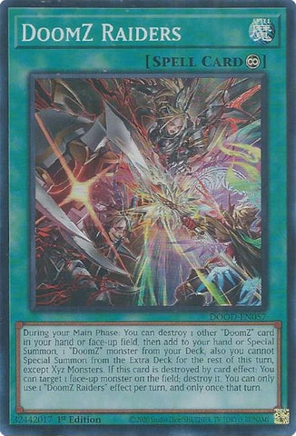 Image for DoomZ Raiders (DOOD-EN057) (Doom of Dimensions) - YuGiOh