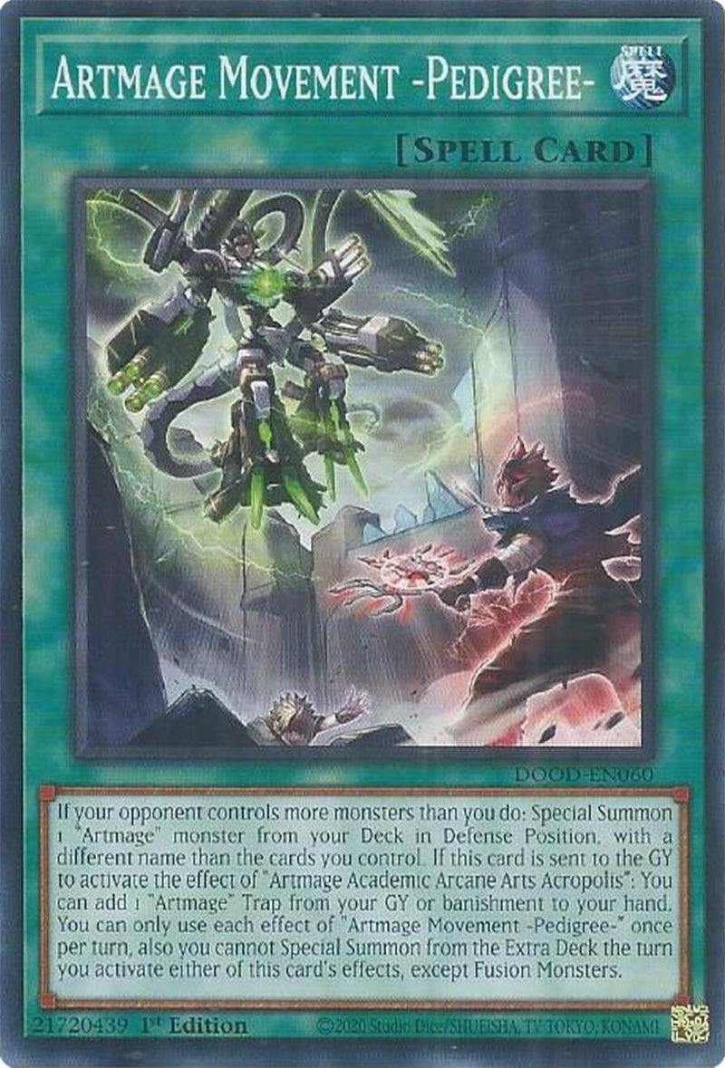 Image for Artmage Movement -Pedigree- (DOOD-EN060) (Doom of Dimensions) - YuGiOh