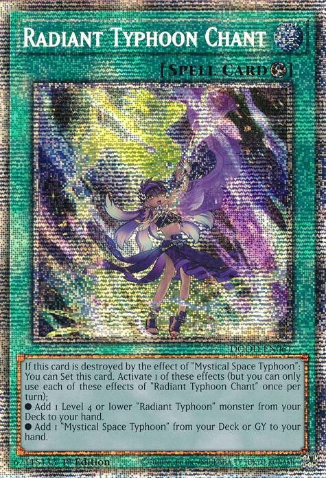 Image for Radiant Typhoon Chant (Starlight Rare) (DOOD-EN061) (Doom of Dimensions) - YuGiOh