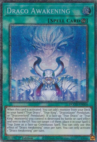 Image for Draco Awakening (Starlight Rare) (DOOD-EN064) (Doom of Dimensions) - YuGiOh