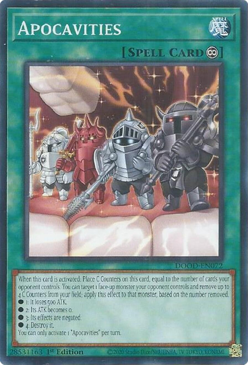 Image for Apocavities (DOOD-EN072) (Doom of Dimensions) - YuGiOh