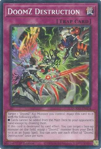 Image for DoomZ Destruction (DOOD-EN074) (Doom of Dimensions) - YuGiOh