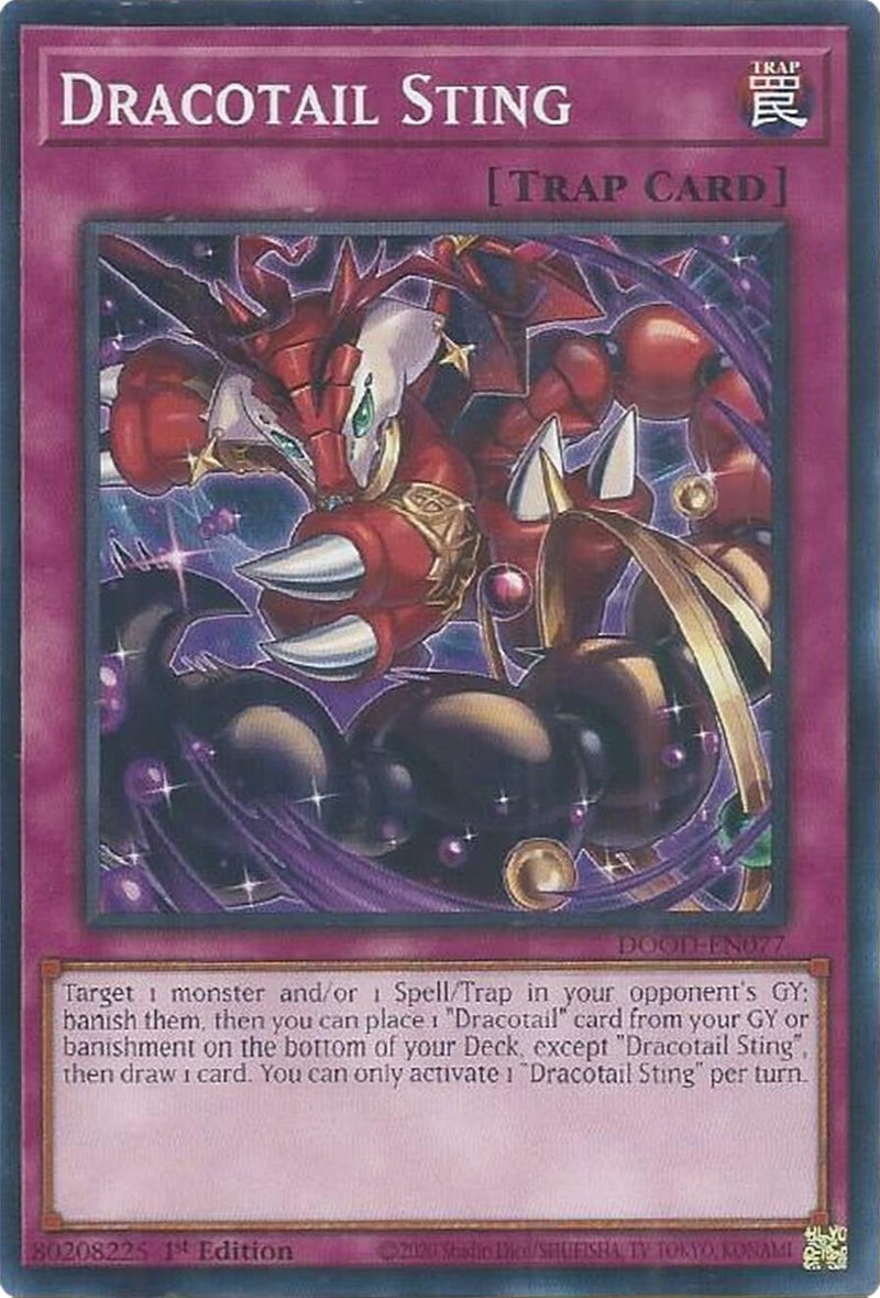 Image for Dracotail Sting (DOOD-EN077) (Doom of Dimensions) - YuGiOh