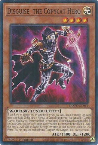 Image for Disguise, the Copycat Hero (DOOD-EN081) (Doom of Dimensions) - YuGiOh