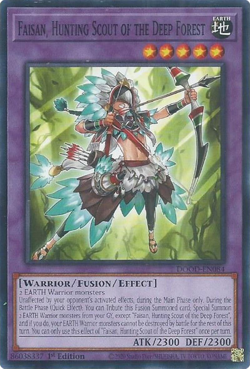 Image for Faisan, Hunting Scout of the Deep Forest (DOOD-EN084) (Doom of Dimensions) - YuGiOh
