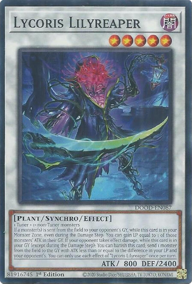Image for Lycoris Lilyreaper (DOOD-EN087) (Doom of Dimensions) - YuGiOh