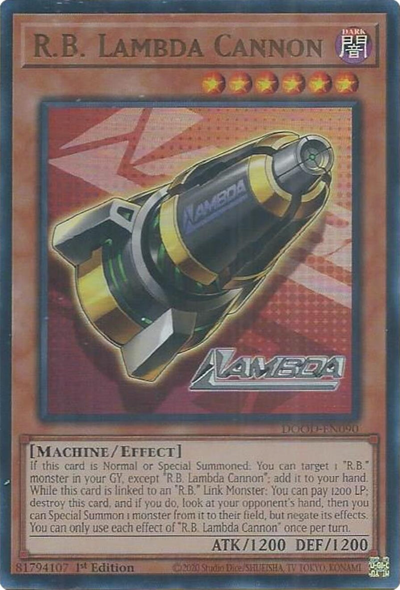 Image for R.B. Lambda Cannon (DOOD-EN090) (Doom of Dimensions) - YuGiOh