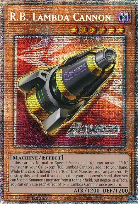 Image for R.B. Lambda Cannon (Starlight Rare) (DOOD-EN090) (Doom of Dimensions) - YuGiOh