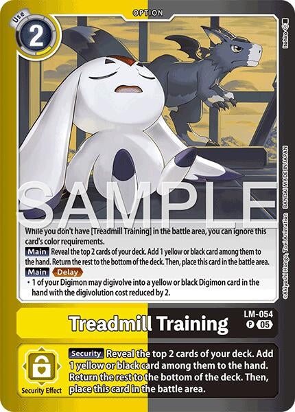 Image for Treadmill Training (LM-054 P) (Limited Card Pack -Another Knight-) (LM-07) - Digimon Card Game