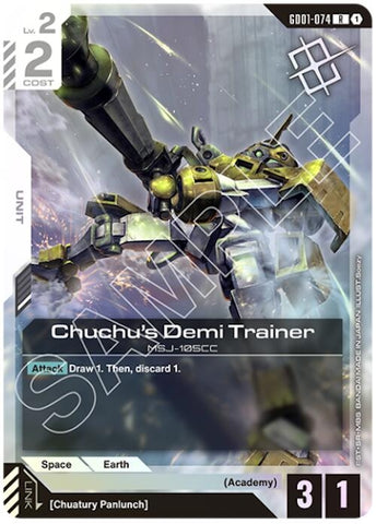Image for Chuchu's Demi Trainer (Judge Pack 01) (GD01-074) (Gundam Promotional Cards) - Gundam Card Game