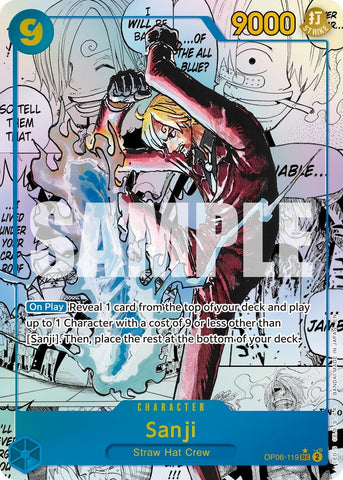 Image for Sanji - OP06-119 (Manga) (OP06-119) (Premium Booster -The Best- Vol. 2) - One Piece Card Game