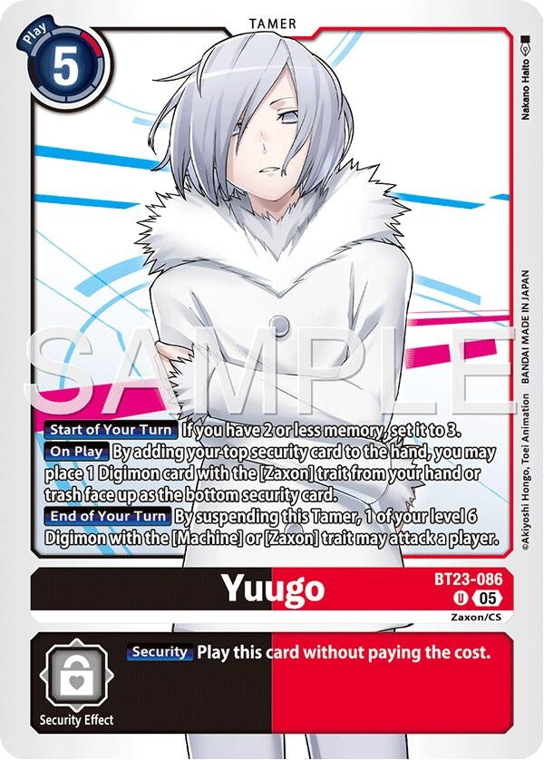 Image for Yuugo (BT23-086 U) - Digimon Card Game