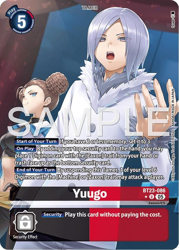 Image for Yuugo (Alternate Art) (BT23-086 U) - Digimon Card Game