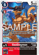 Image for GeoGreymon (BT23-010 C) - Digimon Card Game