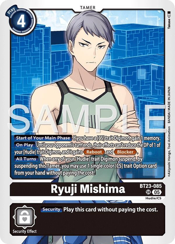 Image for Ryuji Mishima (BT23-085 SR) - Digimon Card Game