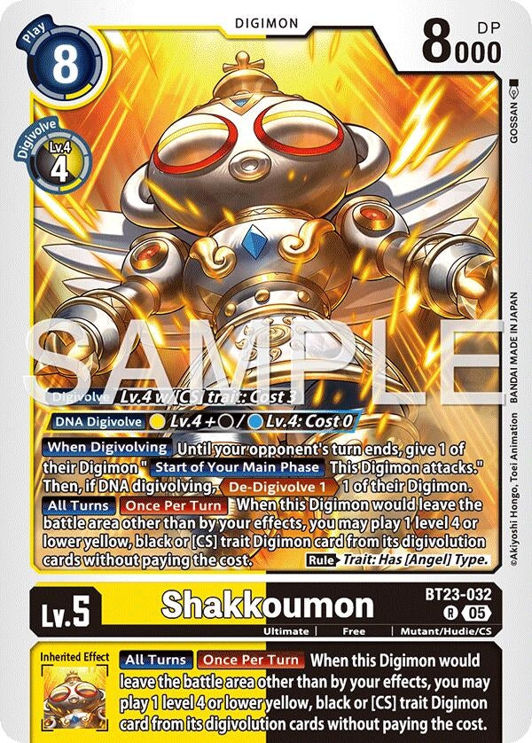 Image for Shakkoumon (BT23-032 R) - Digimon Card Game
