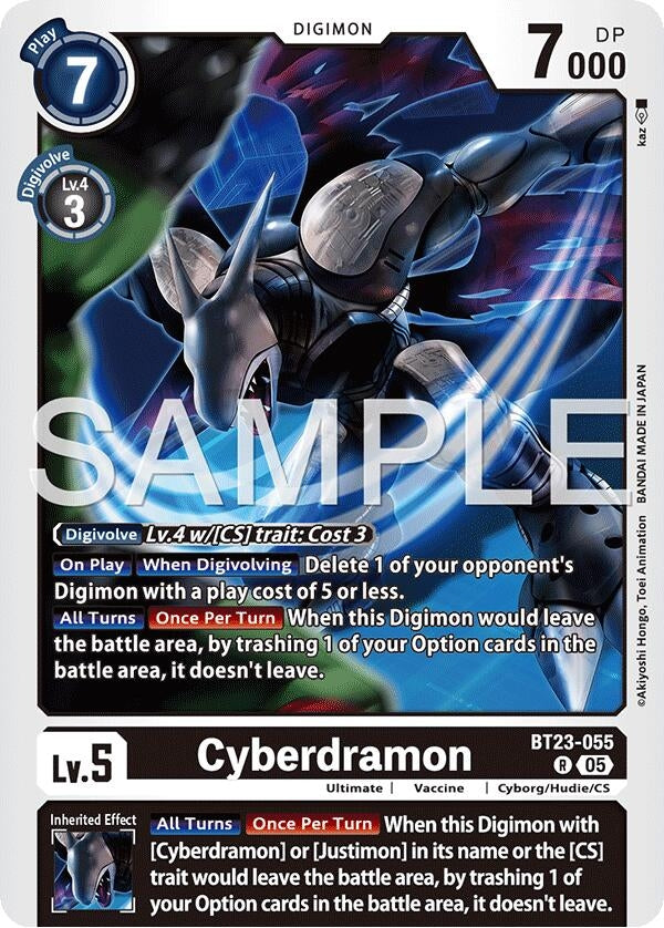 Image for Cyberdramon (BT23-055 R) - Digimon Card Game