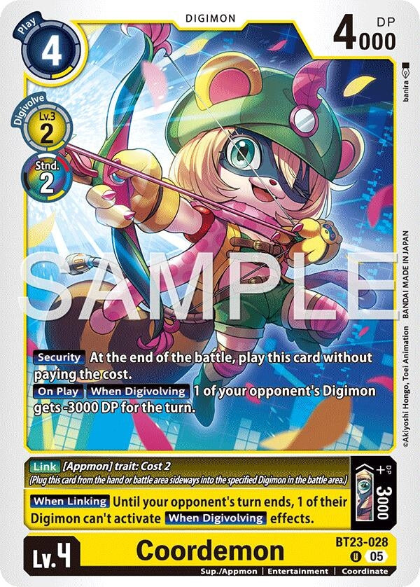 Image for Coordemon (BT23-028 U) - Digimon Card Game