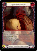 Image for Spew Obscenities - LGS421 (LGS421) - Flesh and Blood TCG