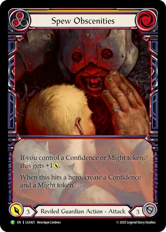 Image for Spew Obscenities - LGS421 (LGS421) - Flesh and Blood TCG