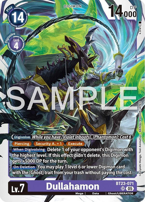 Image for Dullahamon (BT23-071 SR) - Digimon Card Game