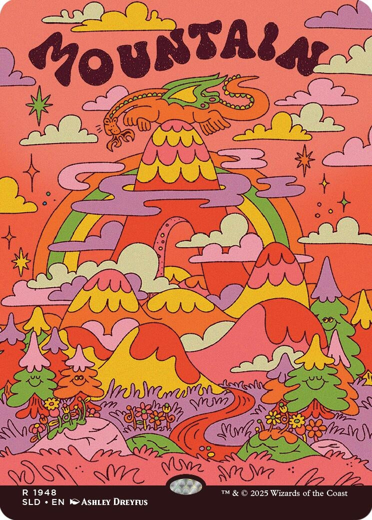 Image for Mountain (1948) (1948) (Secret Lair Drop Series) - Magic: The Gathering