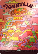 Image for Mountain (1948) (Rainbow Foil) (1948) (Secret Lair Drop Series) - Magic: The Gathering