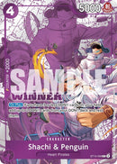 Image for Shachi & Penguin (Winner Pack 2025 Vol. 4) (ST10-008) (One Piece Promotion Cards) - One Piece Card Game