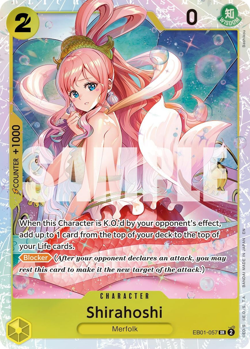 Image for Shirahoshi (Reprint) (EB01-057) (Premium Booster -The Best- Vol. 2) - One Piece Card Game