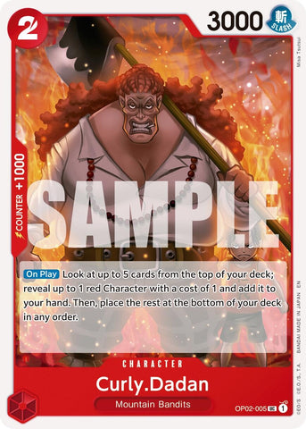Image for Curly.Dadan (Reprint) (OP02-005) (Premium Booster -The Best- Vol. 2) - One Piece Card Game