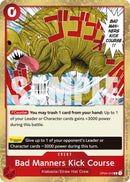 Image for Bad Manners Kick Course (Reprint) (OP04-016) (Premium Booster -The Best- Vol. 2) - One Piece Card Game