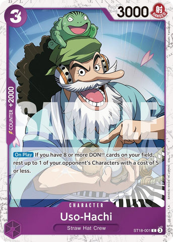 Image for Uso-Hachi (Pirate Foil) (ST18-001) (Premium Booster -The Best- Vol. 2) - One Piece Card Game