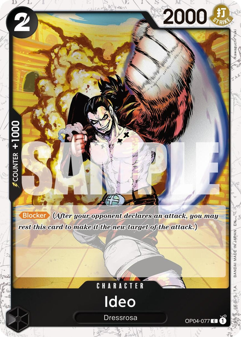 Image for Ideo (Pirate Foil) (OP04-077) (Premium Booster -The Best- Vol. 2) - One Piece Card Game