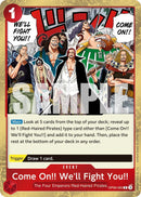 Image for Come On!! We'll Fight You!! (Reprint) (OP09-020) (Premium Booster -The Best- Vol. 2) - One Piece Card Game