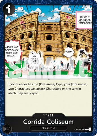 Image for Corrida Coliseum (Pirate Foil) (OP04-096) (Premium Booster -The Best- Vol. 2) - One Piece Card Game