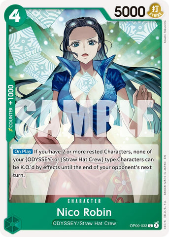 Image for Nico Robin - OP09-033 (Reprint) (OP09-033) (Premium Booster -The Best- Vol. 2) - One Piece Card Game