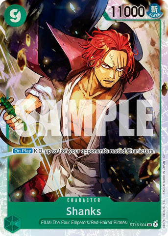 Image for Shanks - ST16-004 (Reprint) (ST16-004) (Premium Booster -The Best- Vol. 2) - One Piece Card Game