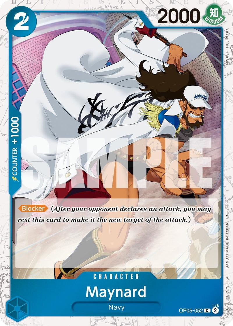 Image for Maynard (Pirate Foil) (OP05-052) (Premium Booster -The Best- Vol. 2) - One Piece Card Game