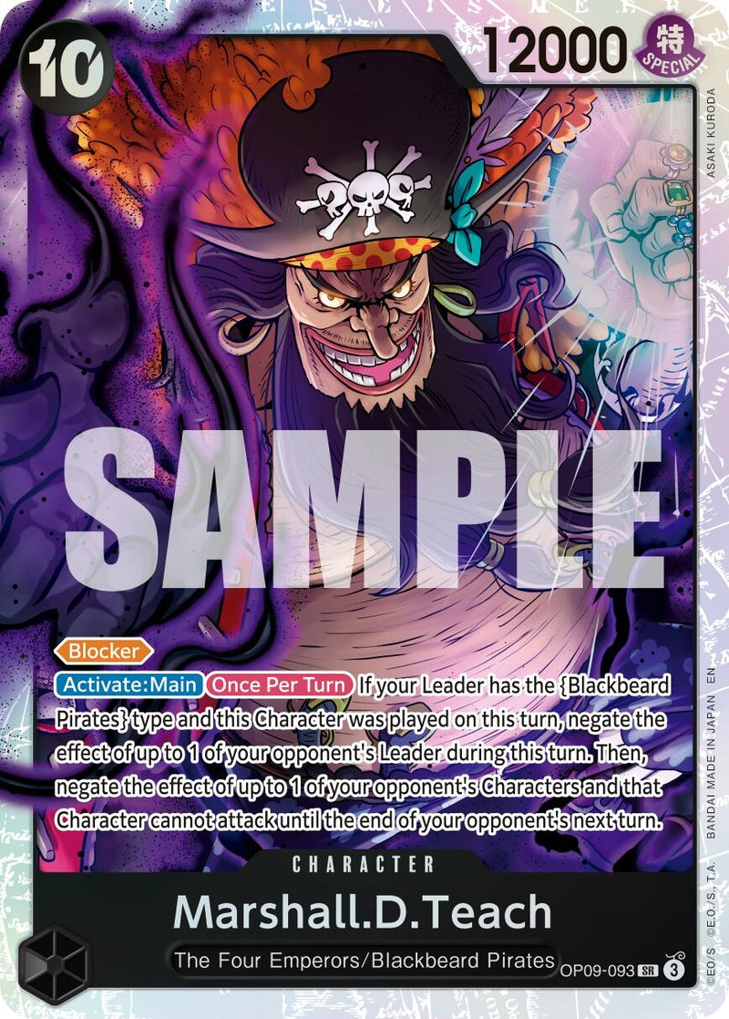 Image for Marshall.D.Teach - OP09-093 (Reprint) (OP09-093) (Premium Booster -The Best- Vol. 2) - One Piece Card Game