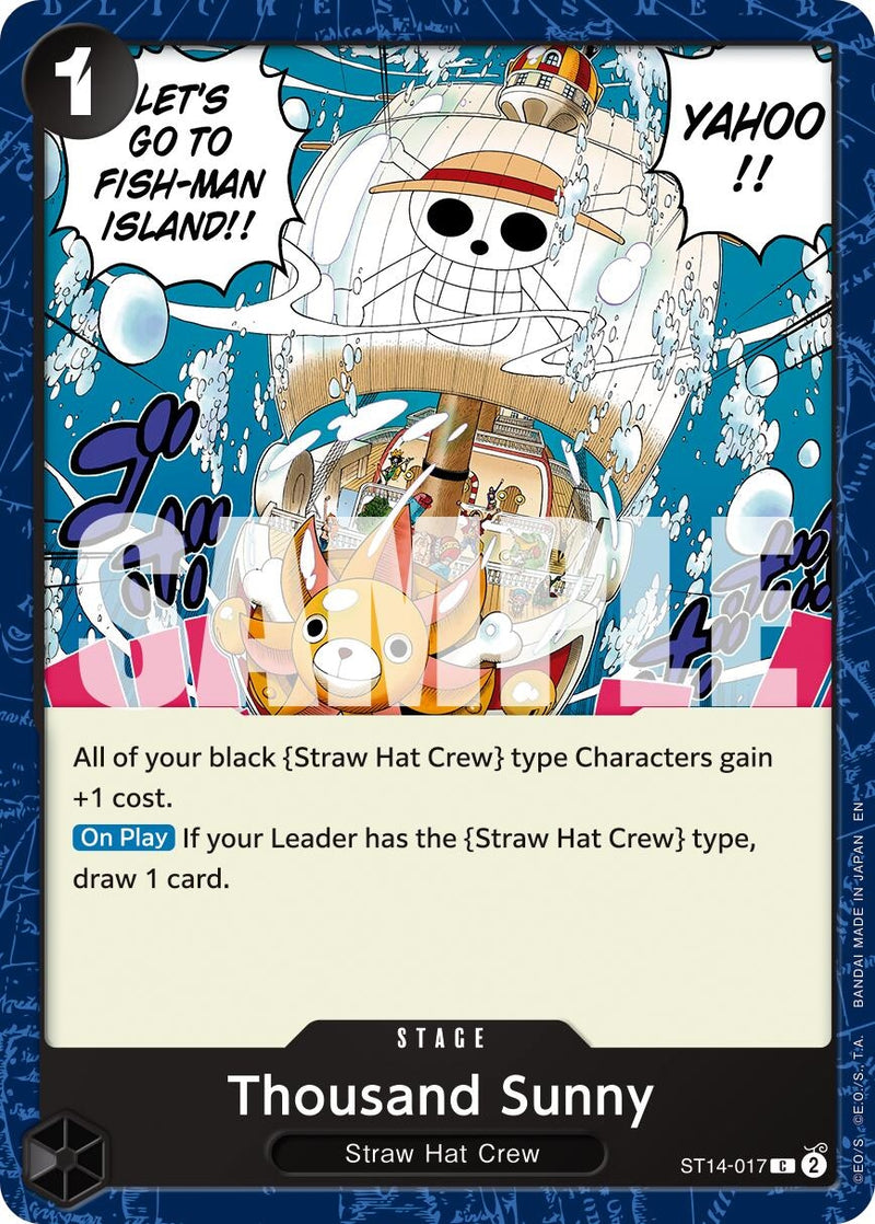 Image for Thousand Sunny (Reprint) (ST14-017) (Premium Booster -The Best- Vol. 2) - One Piece Card Game