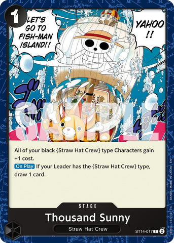 Image for Thousand Sunny (Reprint) (ST14-017) (Premium Booster -The Best- Vol. 2) - One Piece Card Game