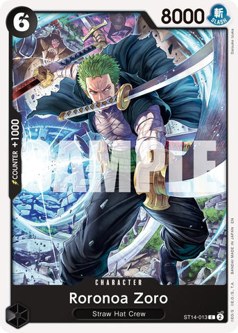Image for Roronoa Zoro - ST14-013 (Reprint) (ST14-013) (Premium Booster -The Best- Vol. 2) - One Piece Card Game