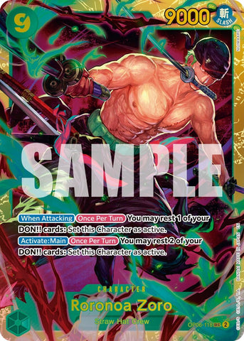 Image for Roronoa Zoro - OP06-118 (Reprint) (OP06-118) (Premium Booster -The Best- Vol. 2) - One Piece Card Game