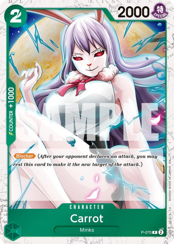Image for Carrot - P-070 (Pirate Foil) (P-070) (Premium Booster -The Best- Vol. 2) - One Piece Card Game