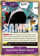 Image for Slow-Slow Beam Sword (Pirate Foil) (OP07-076) (Premium Booster -The Best- Vol. 2) - One Piece Card Game