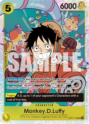 Image for Monkey.D.Luffy - OP07-109 (Reprint) (OP07-109) (Premium Booster -The Best- Vol. 2) - One Piece Card Game