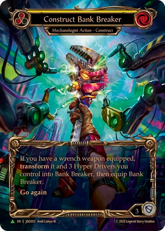 Image for Construct Bank Breaker - JDG052 (JDG052) - Flesh and Blood TCG