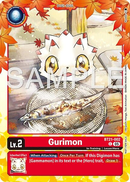 Image for Gurimon (Regulation Battle Vol.3 Participant) (BT21-002 C) - Digimon Card Game