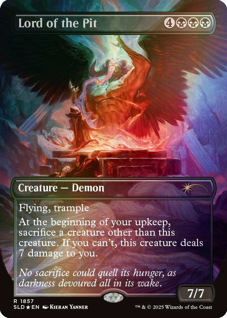 Image for Lord of the Pit (Rainbow Foil) (1857) (Secret Lair Drop Series) - Magic: The Gathering